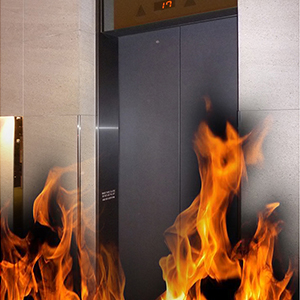 電梯防火門